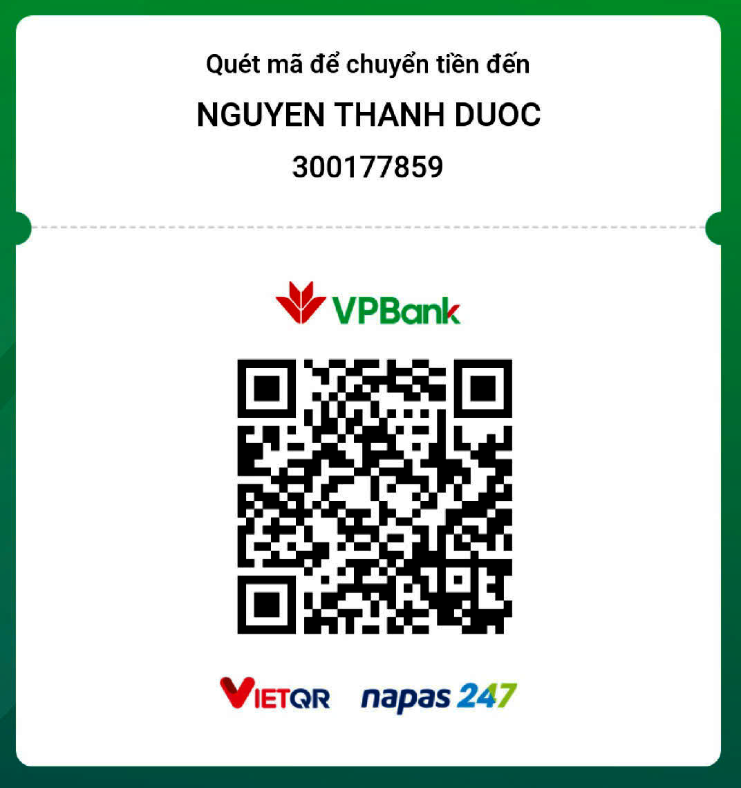 Mã QR VP Bank